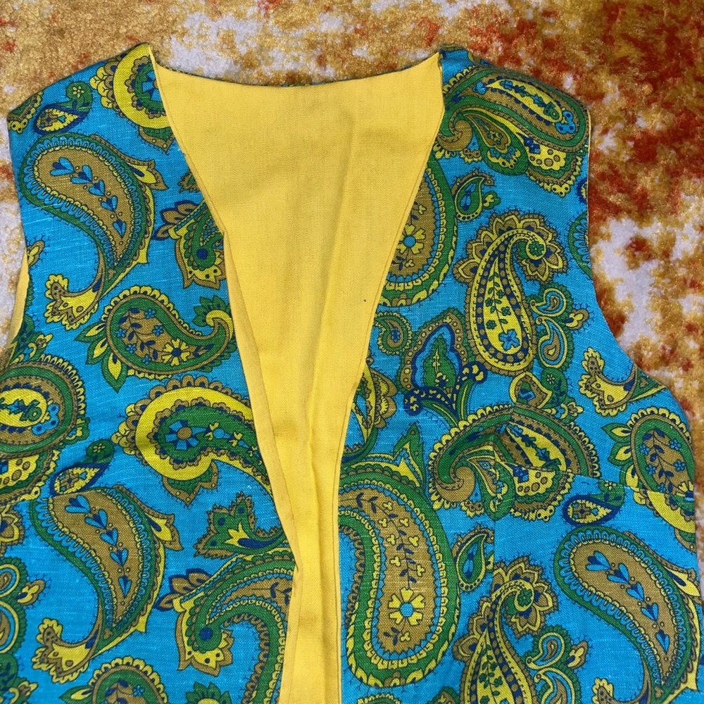Vintage 60s/70s Psychedelic Vest